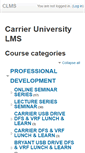 Mobile Screenshot of classroom.carrieruniversity.com